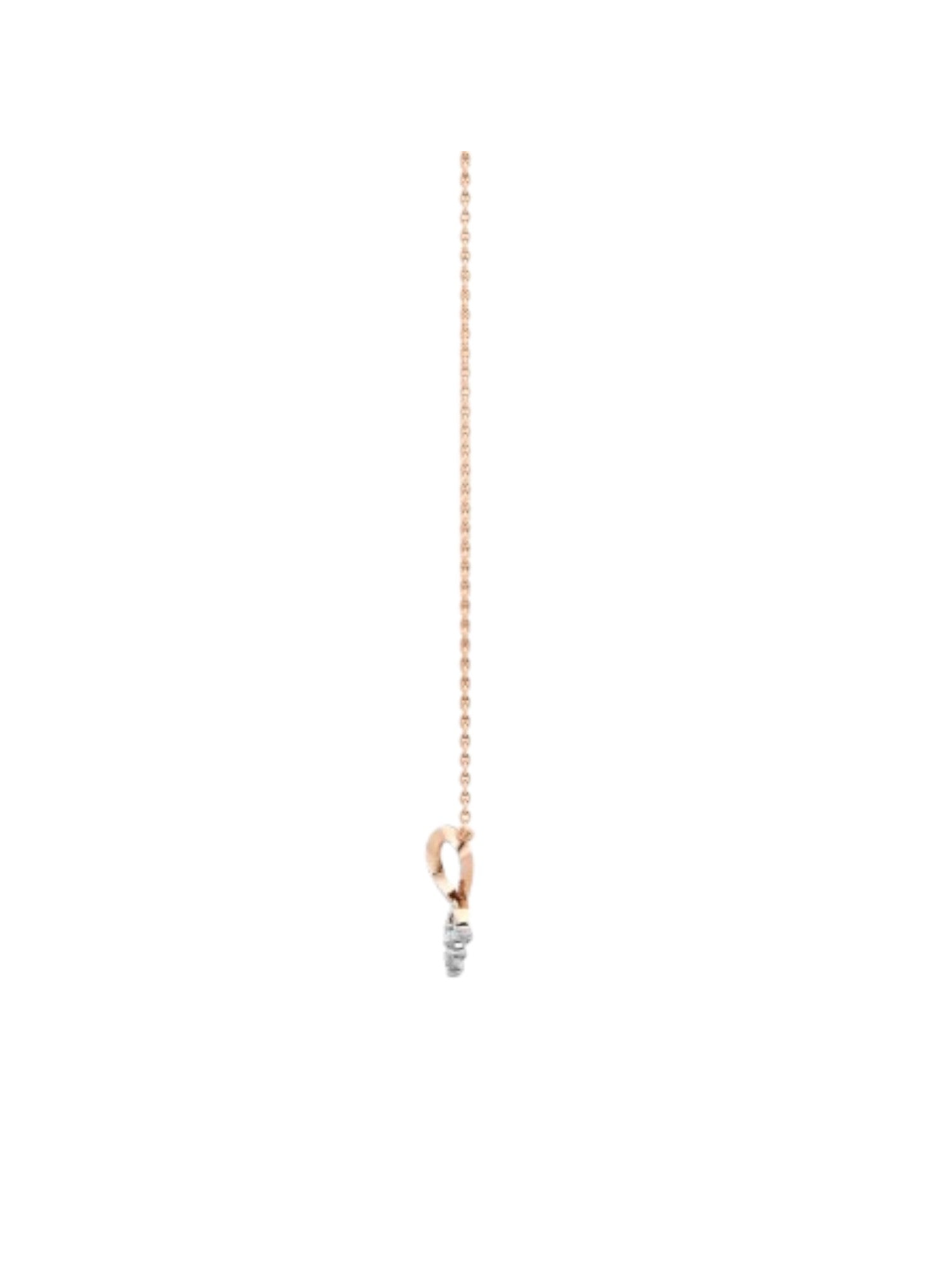 Trendy 925 Sterling Silver With CZ Stones Gold Plated Pendant With Chain For Women By Kesardeep